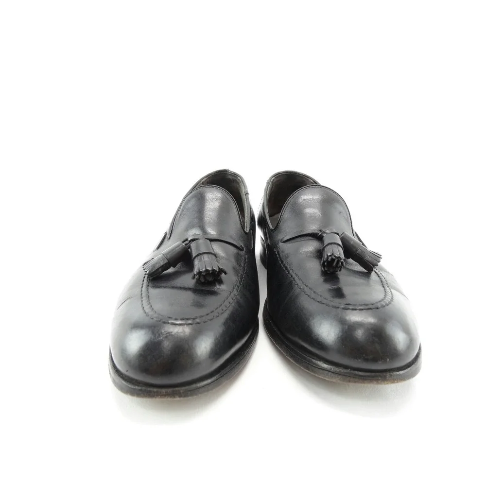 Footjoy Classics 75309 Mens Black Leather Tassel Loafers‎ Dress Shoes 9 C Narrow